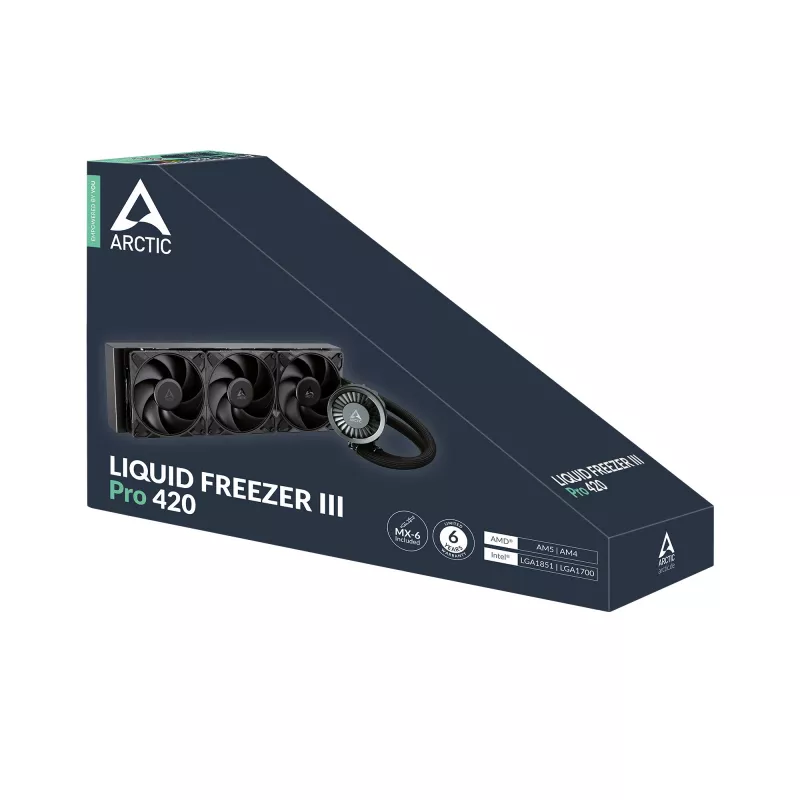 ARCTIC Liquid Freezer III Pro 420 - multi-kompatibilný all-in-one CPU vodný chladič