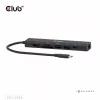 CLUB3D CSV-2553 rozbočovač USB Type-C 5000 Mbit/s čierny