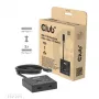 CLUB3D USB-C® obojsmerný video + dátový + PD prepínač, USB Type-C, 2x DisplayPort, 7680 x 4320 pixelov, čierna, 8K Ultra HD, 120 Hz