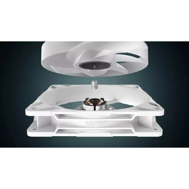 ARCTIC P14 Pro A-RGB (biela) 140 mm A-RGB-PWM ventilátor s káblovým rozbočovačom