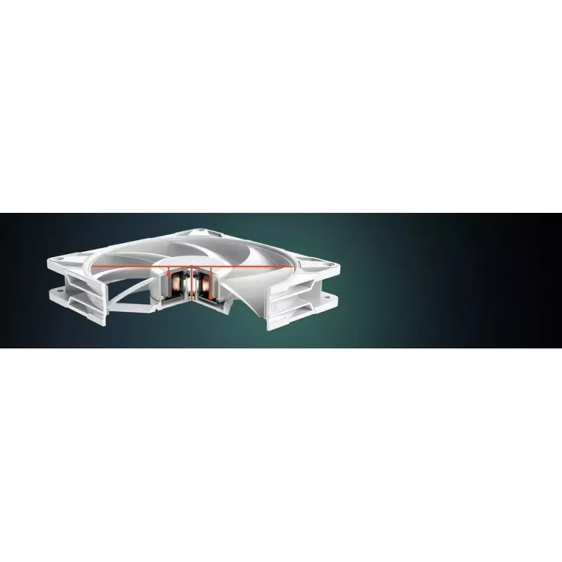 ARCTIC P14 Pro A-RGB (biela) 140 mm A-RGB-PWM ventilátor s káblovým rozbočovačom