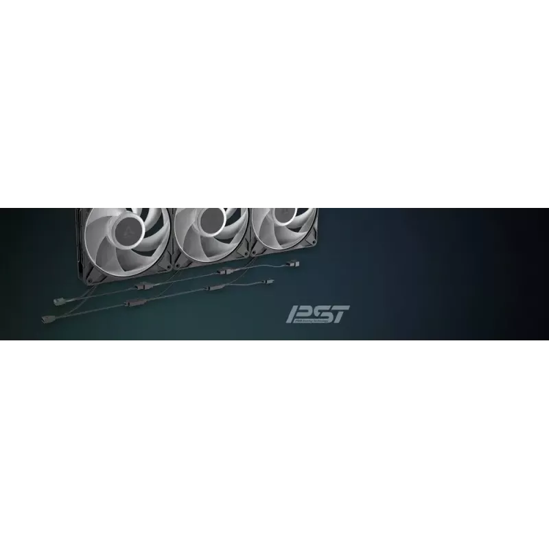 ARCTIC P14 Pro A-RGB 140 mm ventilátor do skrine, 3 ks, čierny