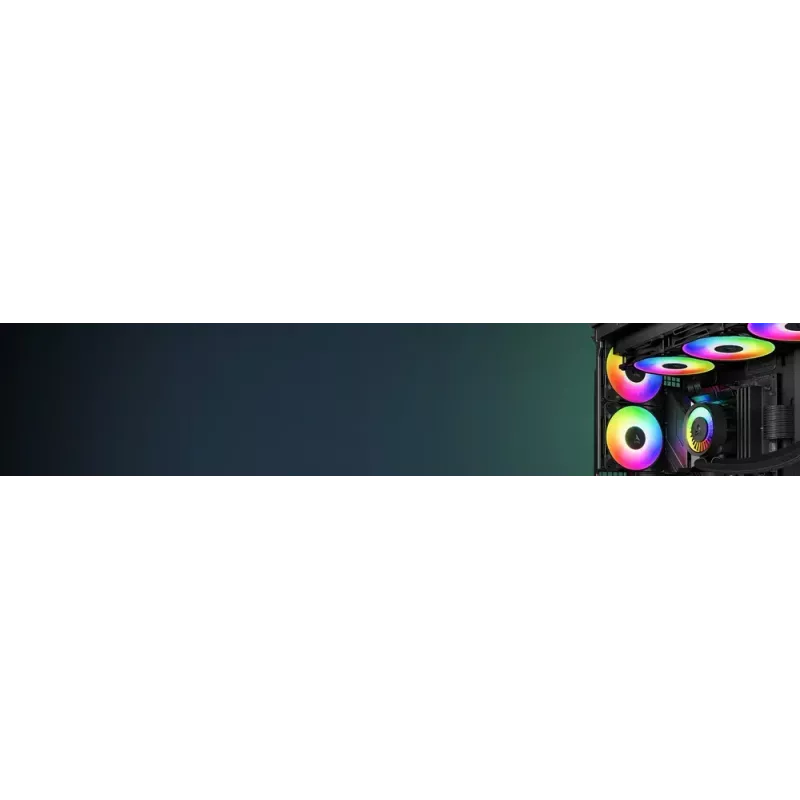 Ventilátor Arctic P14 Pro A-RGB 140 mm 400-2500 RPM čierny