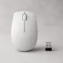 Bezdrôtová kompaktná myš Lenovo Compact Mouse s batériou – obojručná, 1000 DPI, HF-Wireless, 3 tlačidlá, sivá