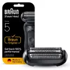 Strihacia hlava BRAUN Series 5 54 B – 1 náhradná hlava, čierna nerezová oceľ