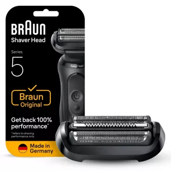 Strihacia hlava BRAUN Series 5 54 B – 1 náhradná hlava, čierna nerezová oceľ