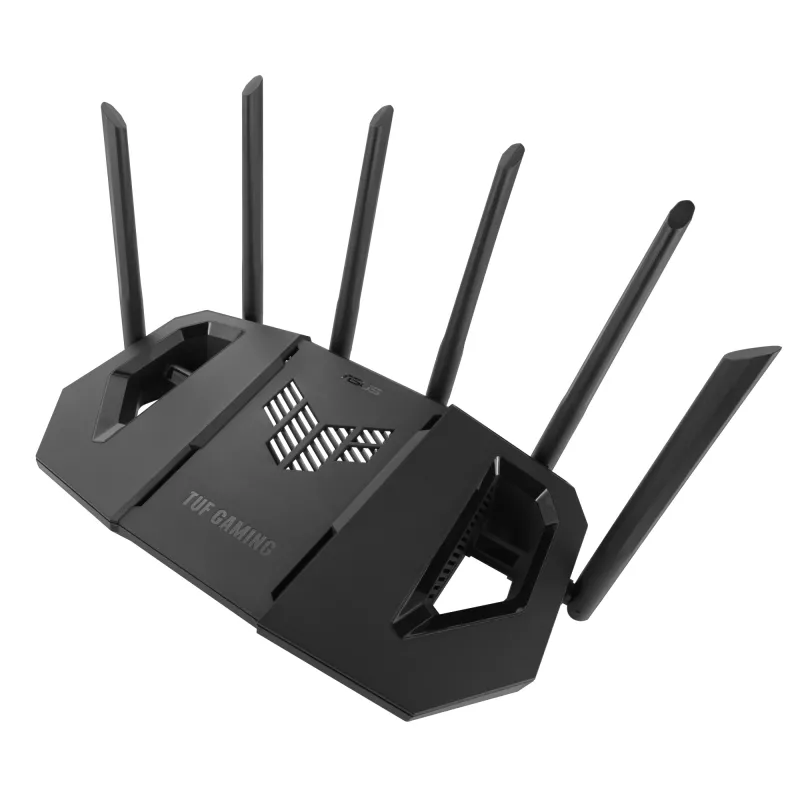 ASUS 90IG0A30-MO9C00 bezdrôtový router 2,5 Gigabit Ethernet trojpásmový (2,4 GHz / 5 GHz / 6 GHz) čierny