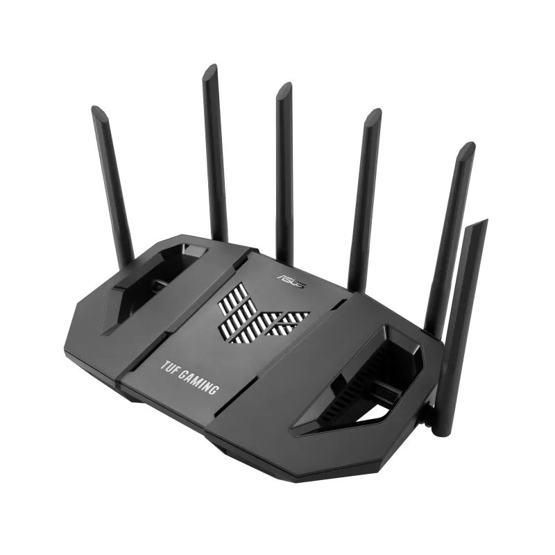 ASUS 90IG0A30-MO9C00 bezdrôtový router 2,5 Gigabit Ethernet trojpásmový (2,4 GHz / 5 GHz / 6 GHz) čierny