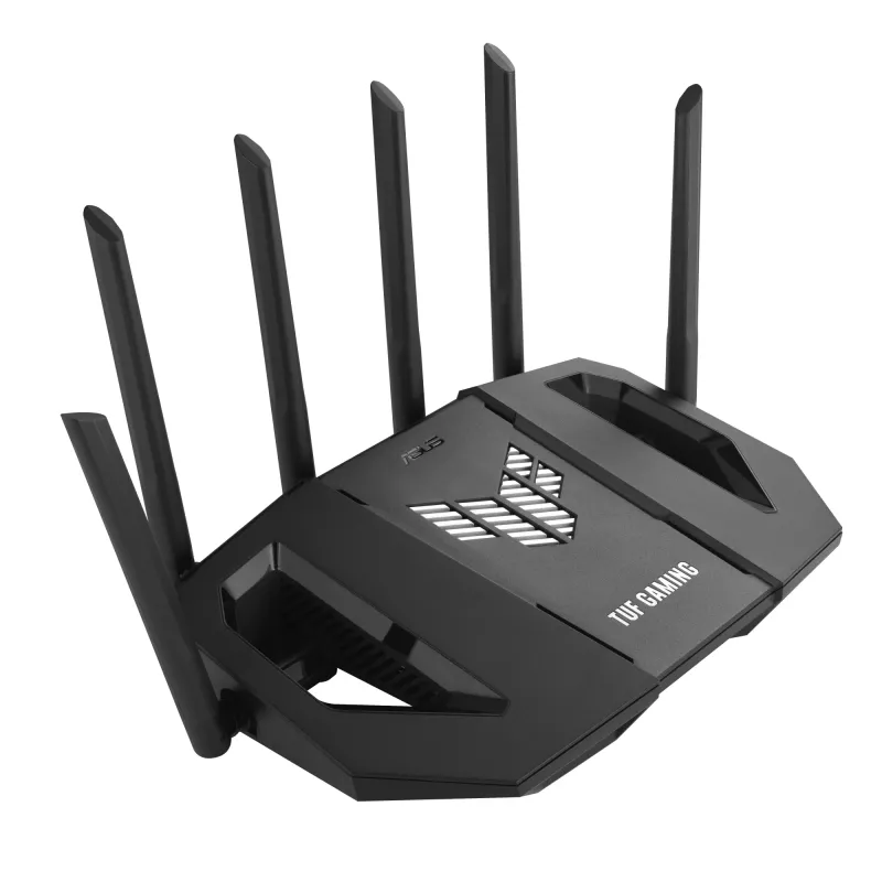 ASUS 90IG0A30-MO9C00 bezdrôtový router 2,5 Gigabit Ethernet trojpásmový (2,4 GHz / 5 GHz / 6 GHz) čierny