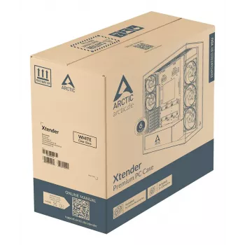 ARCTIC Xtender (biela) Premium E-ATX PC skriňa