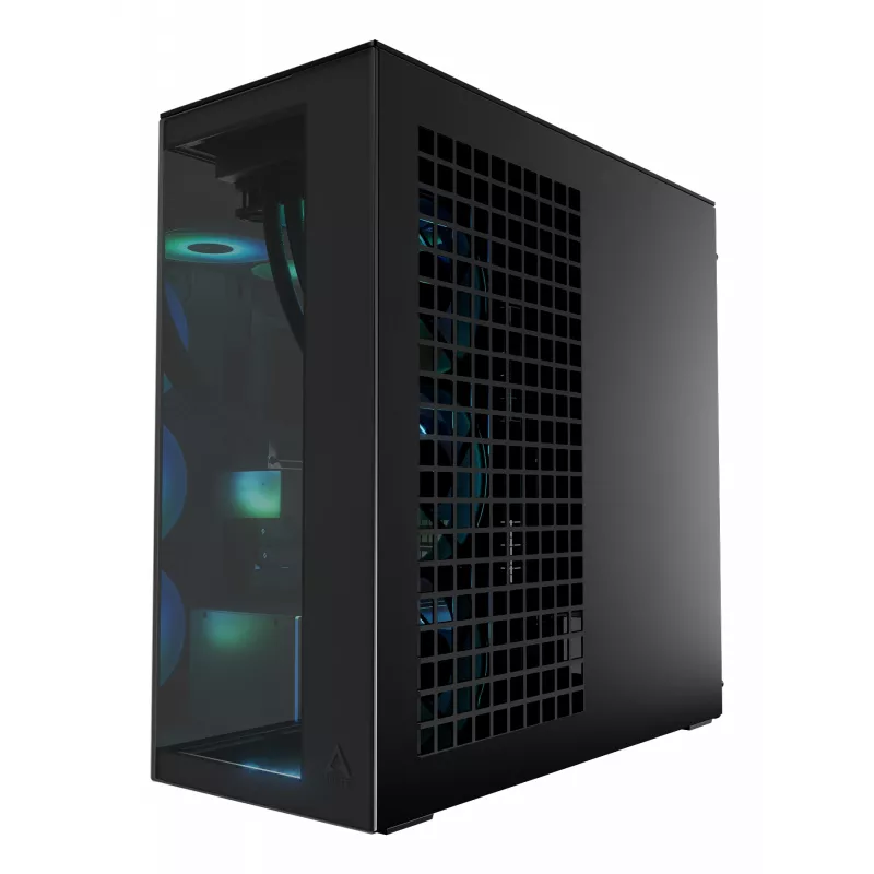 ARCTIC Xtender (čierna) Premium E-ATX PC skriňa, Midi-Tower, PC, čierna, EATX, kov, tvrdené sklo, gaming