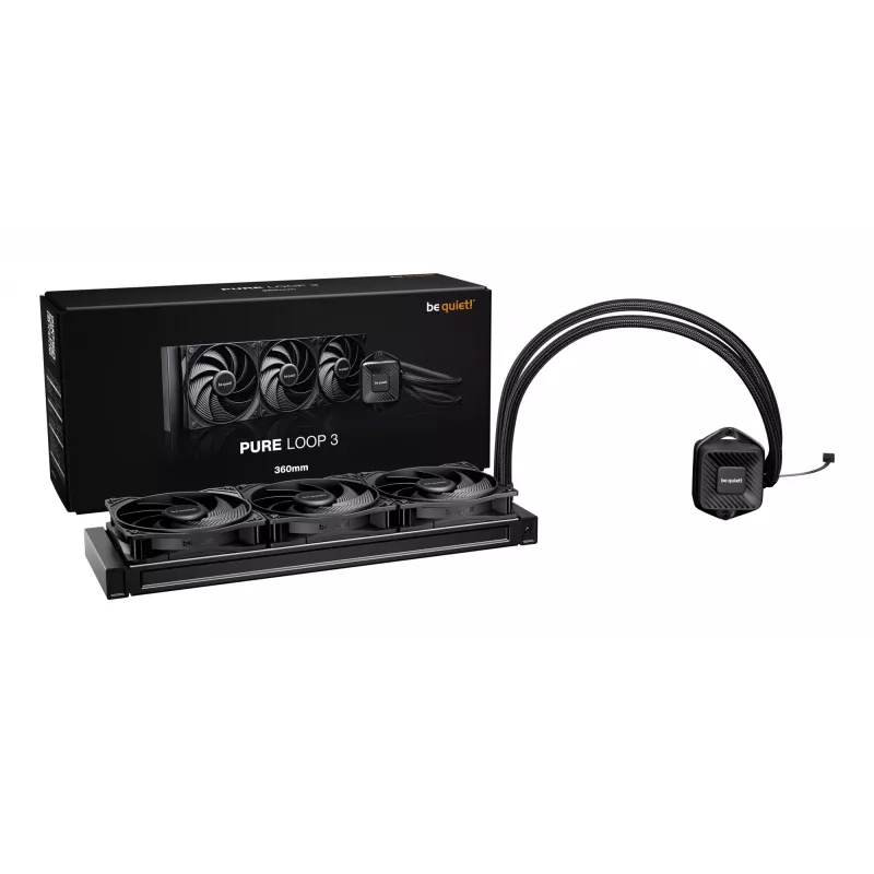 be quiet PURE LOOP 3 procesorový All-in-One kvapalinový chladič 12 cm čierny 1 ks