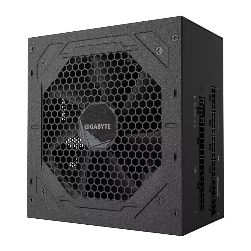 GIGABYTE UD750GM PG5 V2 napájací zdroj – PCIe Gen 5.1, 80 PLUS Gold, plne modulárna konštrukcia, 120 mm ventilátor, ATX 3.1 kompatibilný, EU konektor