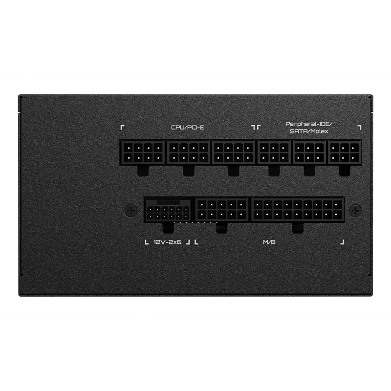 GIGABYTE UD750GM PG5 V2 napájací zdroj – PCIe Gen 5.1, 80 PLUS Gold, plne modulárna konštrukcia, 120 mm ventilátor, ATX 3.1 kompatibilný, EU konektor