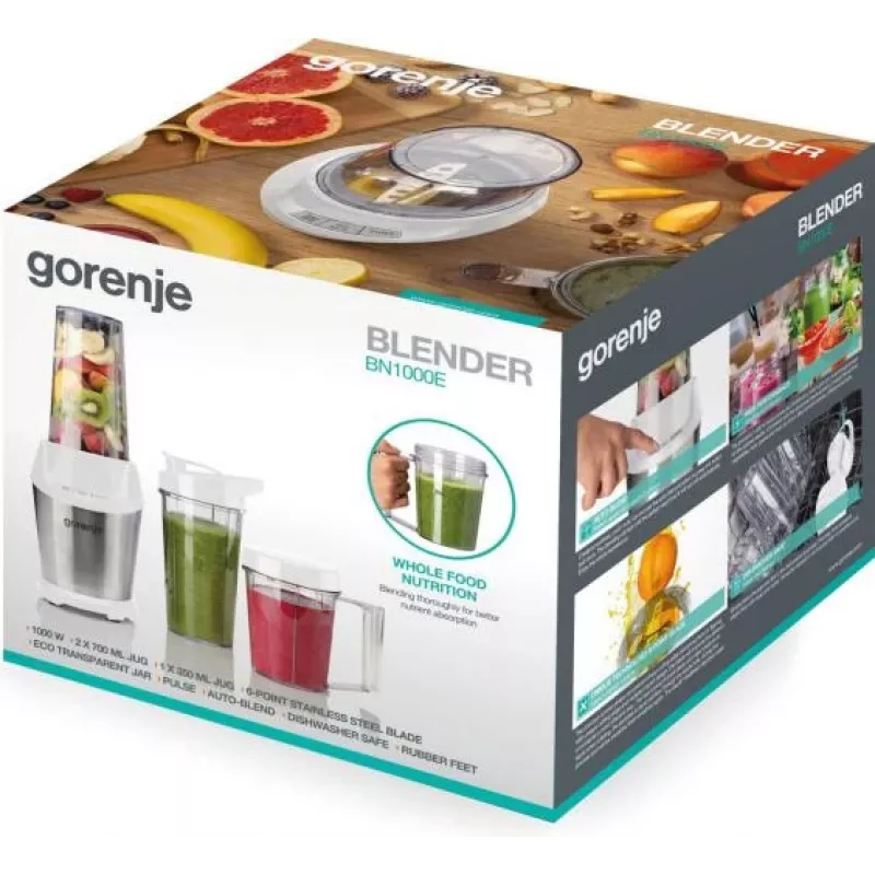 Gorenje BN1000E 0,75 L stolný mixér 1000 W biela