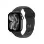 APPLE Watch Series 11 GPS + Cellular 42mm puzdro Jet Black hliník so športovým remienkom čierny S/M