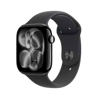 APPLE Watch Series 11 GPS 46mm puzdro Jet Black hliník so športovým remienkom čierny S/M