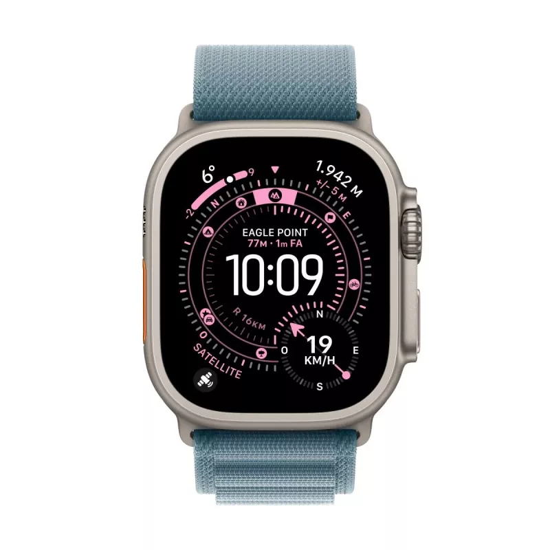 APPLE Watch Ultra 3 (2025) LTE 49mm titánové puzdro s Alpine Loop Medium - modrá