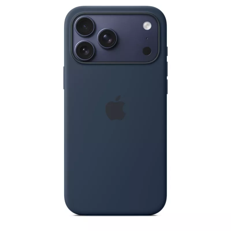 APPLE iPhone 17 Pro Max – silikónové puzdro s MagSafe – Midnight