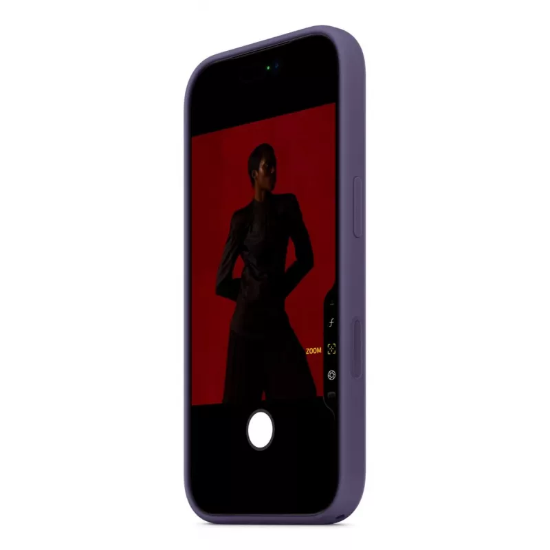 APPLE iPhone 17 Pro – silikónové puzdro s MagSafe – Lila Fog
