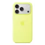 APPLE iPhone 17 Pro – silikónové puzdro s MagSafe – neónovo žltá