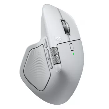 LOGITECH MX Master 4 pre Mac - bezdrôtová myš - bielo-strieborná