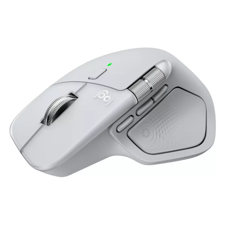 LOGITECH MX Master 4 pre Mac - bezdrôtová myš - bielo-strieborná