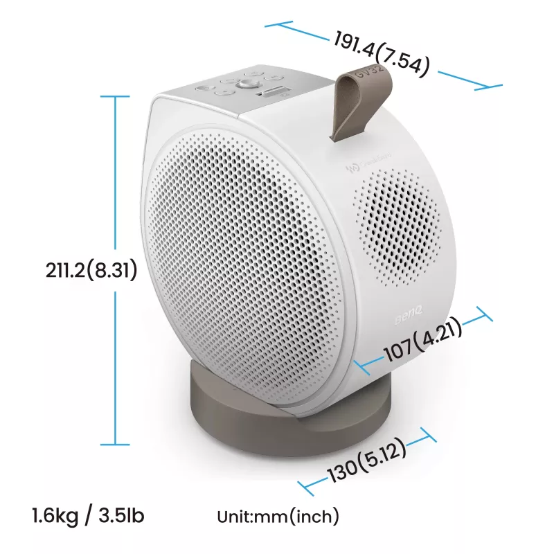 BenQ GV32 500 ANSI lumen DLP 1080p (1920x1080) biely