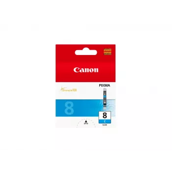 Canon CLI-8C azúrová atramentová kazeta, azúrová, 1 kus, 790 strán