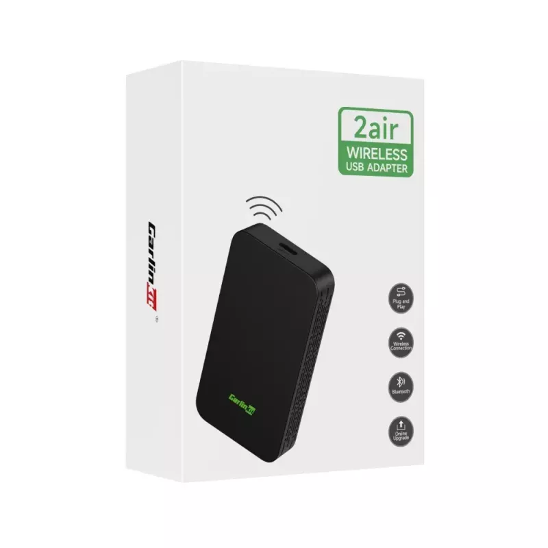 Car-Media prijímač Carlinkit CPC200-2AIR čierny Wi‑Fi 5 GHz / 2,4 GHz, Bluetooth 4.1, USB‑C