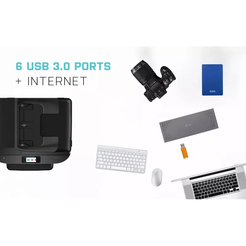 i-tec USB 3.0 / USB-C / Thunderbolt 3 dokovacia stanica s dvoma displejmi
