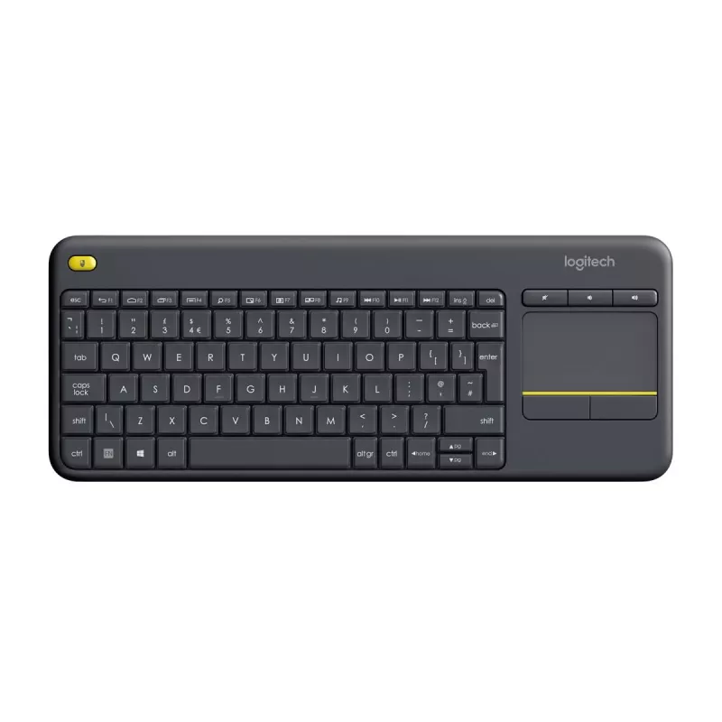LOGITECH bezdrôtová dotyková klávesnica K400 Plus - čierna - Qwerty UK
