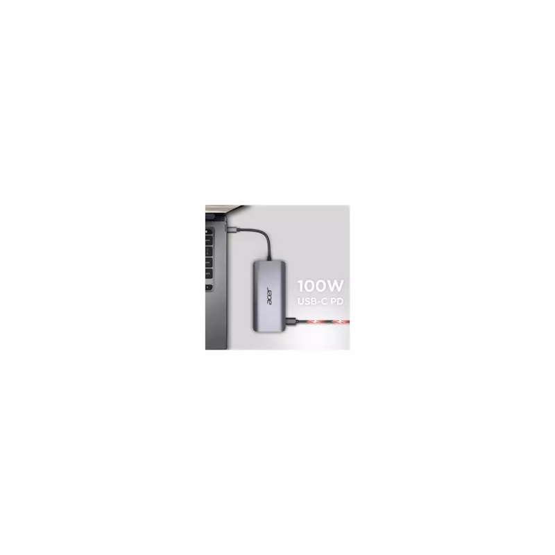 ACER 12v1 Type C dongle strieborný