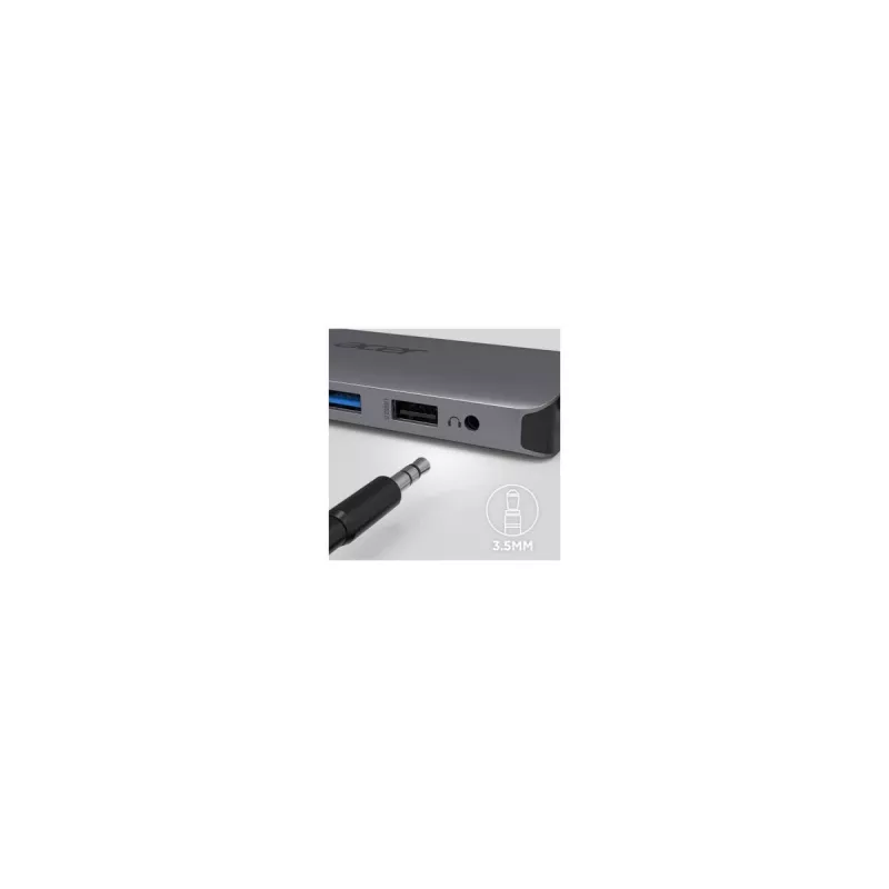 ACER 12v1 Type C dongle strieborný