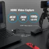 j5create JVA11-N 4K HDMI™ capture adaptér, čierny, USB 3.2 Gen 1 (3.1 Gen 1), 3840 x 2160 pixelov, hliník, 0,19 m, Taiwan