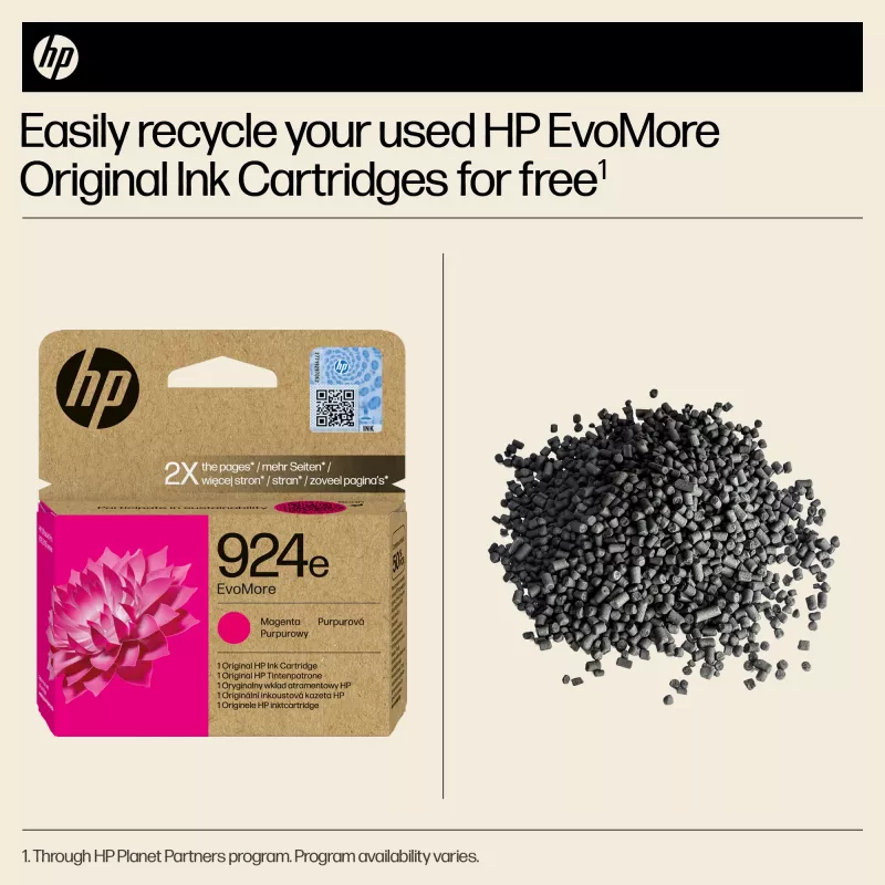 HP 924e EvoMore purpurová originálna atramentová kazeta
