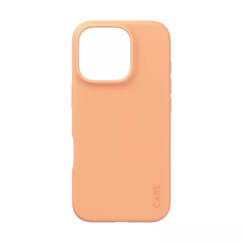 PanzerGlass CARE módne puzdro Peachy iPhone 16 Pro transparentné puzdro
