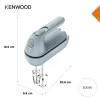 Kenwood HMP40.000GY ručný mixér 350 W modrý
