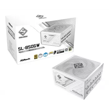 ASROCK Steel Legend SL-850G 850 W 80+ Gold biely ATX napájací zdroj