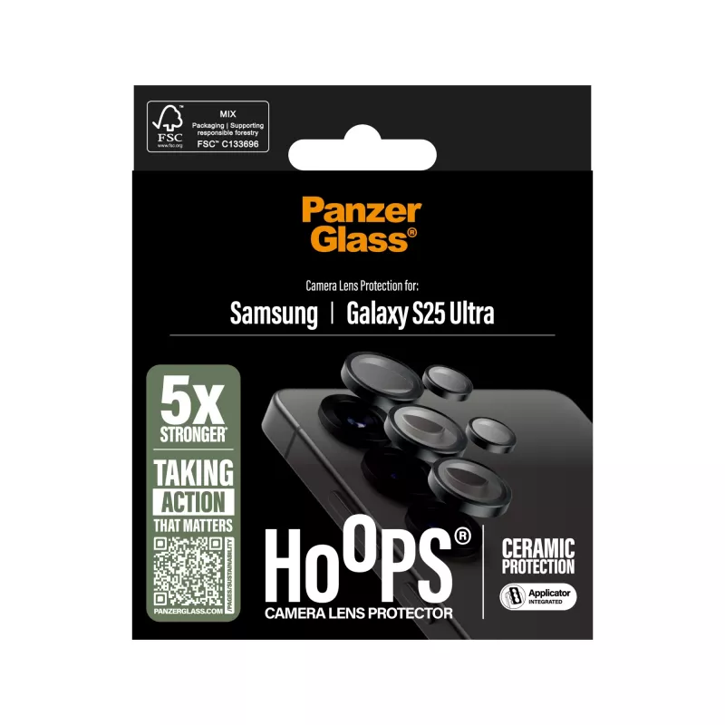 PanzerGlass ® Hoops® keramická ochrana kamery Samsung Galaxy S25 Ultra