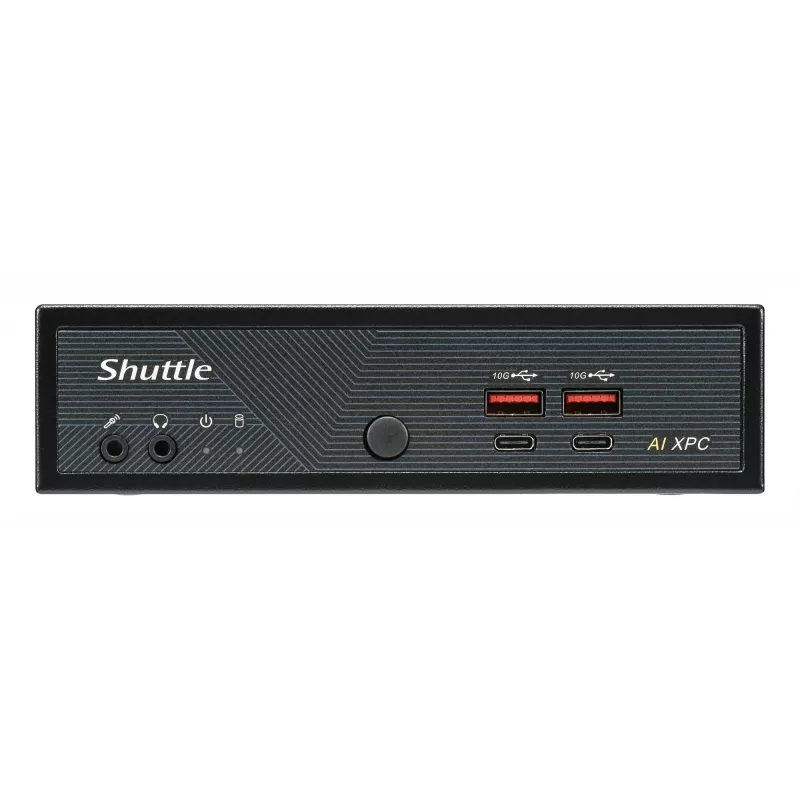 Shuttle Slim AI PC DN11H7 Intel Core Ultra 7 155H, Intel Arc grafika, 2xHDMI, 2x DP, 4x 2.5 Gbit LAN, VESA, 24/7 nepretržitá prevádzka