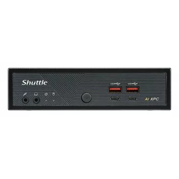 Shuttle Slim AI PC DN11H5 Intel Core Ultra 5 125H, Intel Arc grafika, 2xHDMI, 2x DP, 4x 2.5Gbit LAN, VESA, 24/7 nepretržitá prevádzka