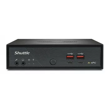 Shuttle Slim AI PC DN11H9 Intel Core Ultra 9 185H, Intel Arc grafika, 2xHDMI, 2x DP, 4x 2,5 Gbit LAN, VESA, 24/7 nepretržitá prevádzka