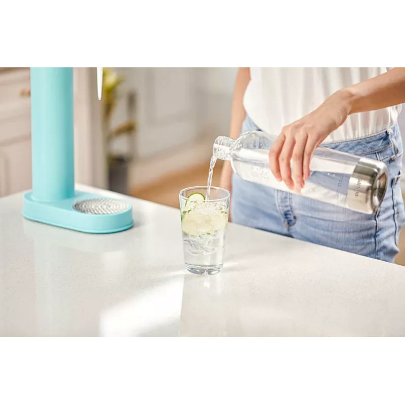 Philips ADD912/10 fľaša na pitie denné použitie 1000 ml polyetyléntereftalát (PET), nehrdzavejúca oceľ nehrdzavejúca oceľ, transparentná