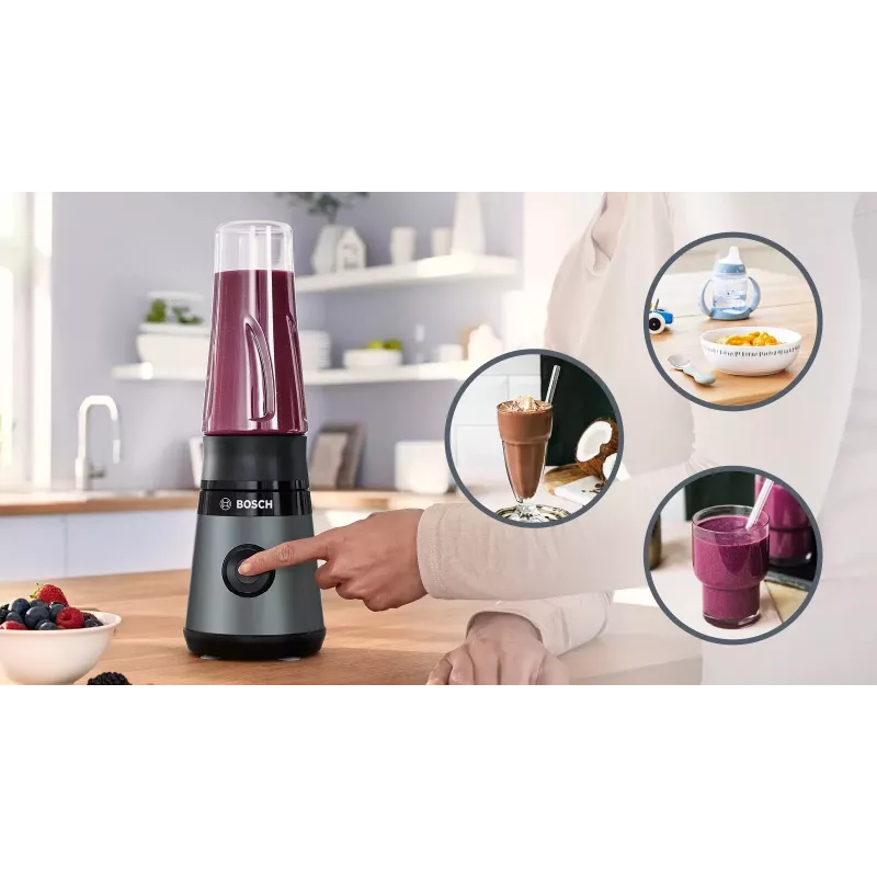 Bosch VitaPower MMB2111S mixér 0,6 l stolný mixér 450 W strieborný