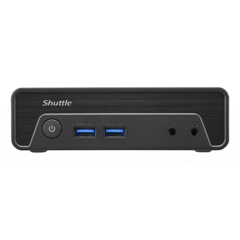 Shuttle Nano PC NE10N, Intel N 100, 1x HDMI, 1x DP, 6x USB, 1x LAN, bez ventilátora, 24/7 nepretržitá prevádzka, vrátane VESA