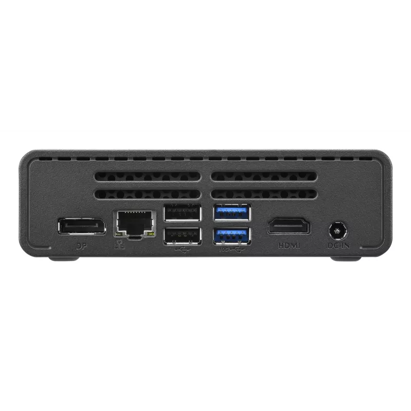 Shuttle Nano PC NE10N, Intel N 100, 1x HDMI, 1x DP, 6x USB, 1x LAN, bez ventilátora, 24/7 nepretržitá prevádzka, vrátane VESA