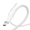 PanzerGlass empower™ by ® Racing 240W USB-C na USB-C kábel | USB 2.0 | 2 m | strieborno-biela