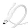 PanzerGlass empower™ by ® Racing 60W USB-C na USB-C kábel | USB 2.0 | 2 m | strieborno-biela