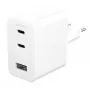 PanzerGlass empower™ by ® Turbo 70W viacnásobná nabíjačka vrátane 2 x USB-C + USB-A | EU Plug | Silver White